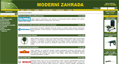 Desktop Screenshot of modernizahrada.cz