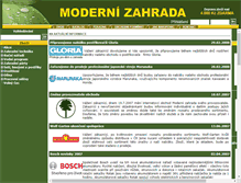 Tablet Screenshot of modernizahrada.cz